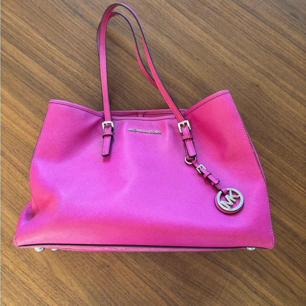 Michael Kors Travel Large Saffiano Leather Tote